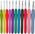 3 Pack Ergonomic Crochet Hook for Medium Weight Yarn and Amigurimi  4mm 4.5mm 5mm